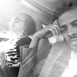 Rolling with madre on this beautiful Sunday afternoon. Just got out of church, ready to eat.