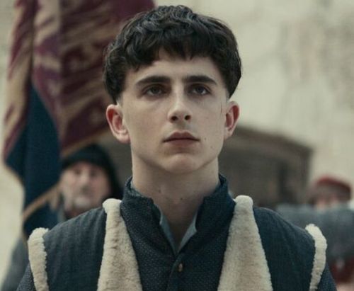 he-started-it: Timothée Chalamet in The King Loved that last part of the war, King of France 