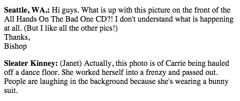 whole-lies-and-half-smiles:  whole-lies-and-half-smiles:Some gems from one of my favourite interviews from 2000. From Washington Post  fortheloveofcorintucker