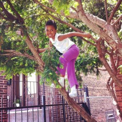 My baby up a tree! #family #fun #nature #thejrz