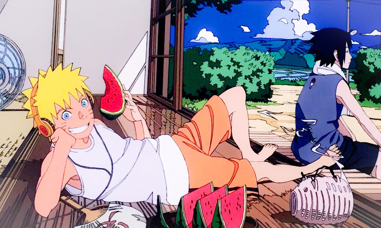 roro-chan-4ever:  NaruSasu   Summer ☼ 