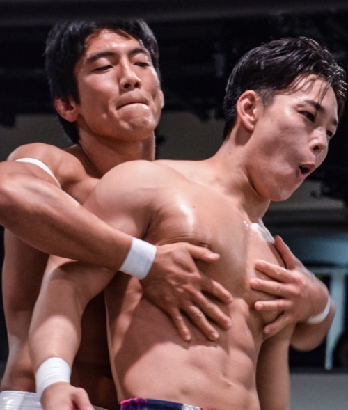 It seems that most men can’t keep their hands off Japanese wrestler Koju Takeda……and w