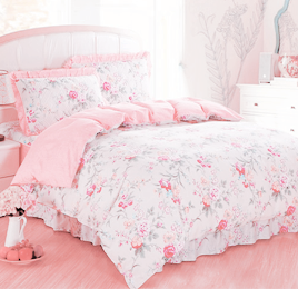 stacojiu:cute flower bedding set ・ﾟ✧ banggood