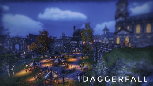 relas-telvanni:Night time over the Daggerfall Covenant