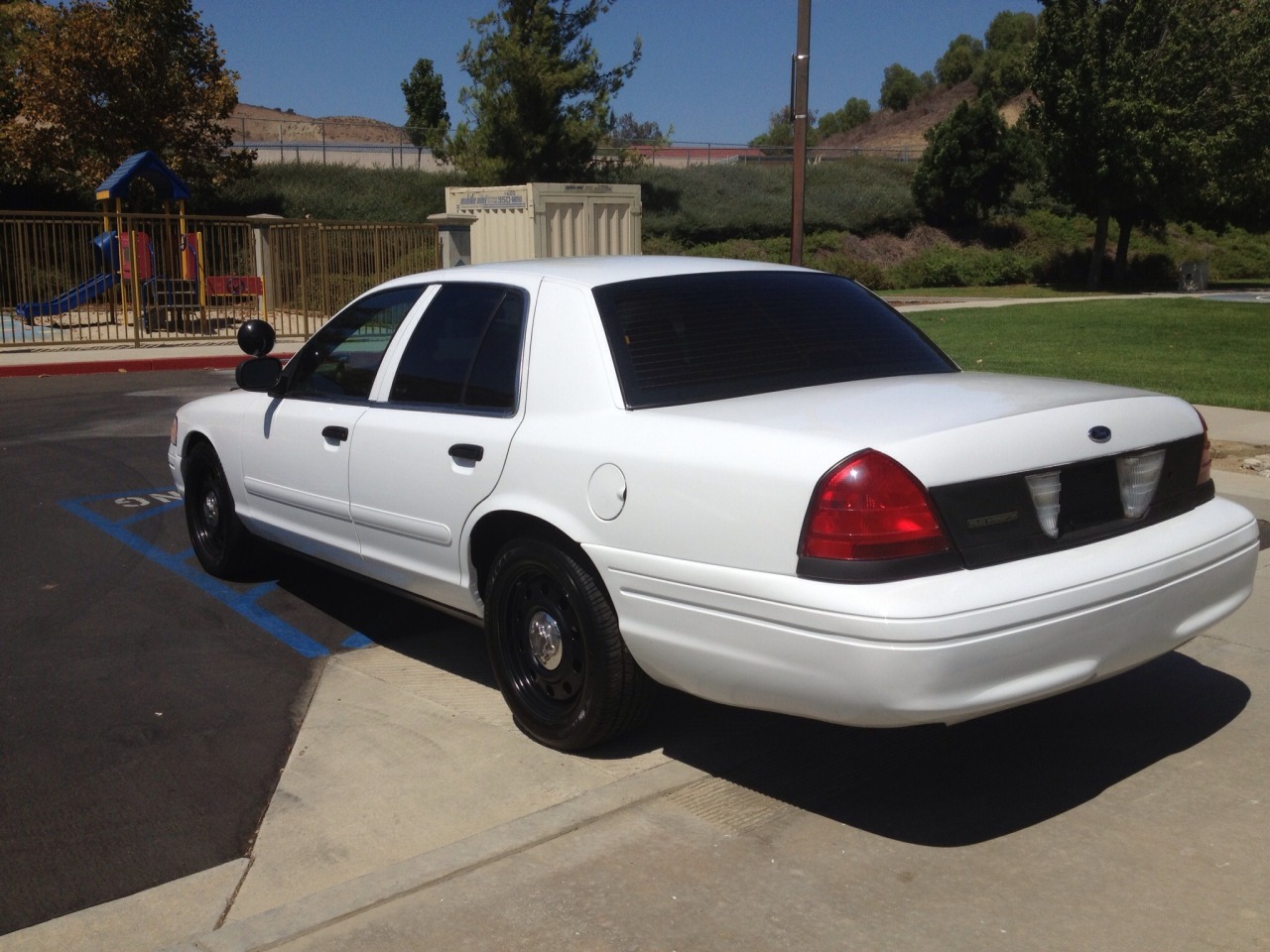 I got a couple request to see my cop car. Here it is, my 08, p71, crown vic, retired