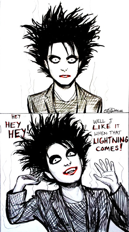 mychemicaldoodle:The real story behind Robert Smith’s look