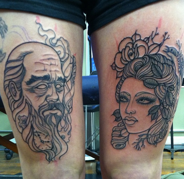 Father Time by Canman TattooNOW