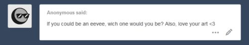 michelle-db:“I’d say Sylveon since I’d rather avoid fights and calm the situation whenever possible also being overpowered by a dragon while having the upper hand sounds hot as fuck~Also, these feelers are weird, it’s like they have a mind of