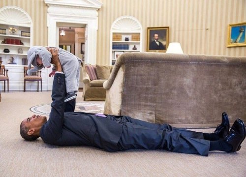 buzzfeed:  All The Times President Obama Lost His Chill Around Kids 