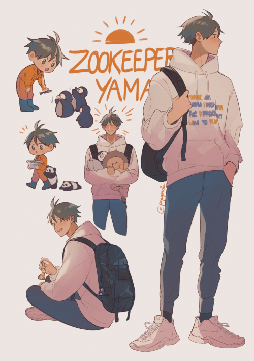 laineeey00-ontherun:popypotato: best boy yamaguchi deserves a whole series of zookeeper merch for hi