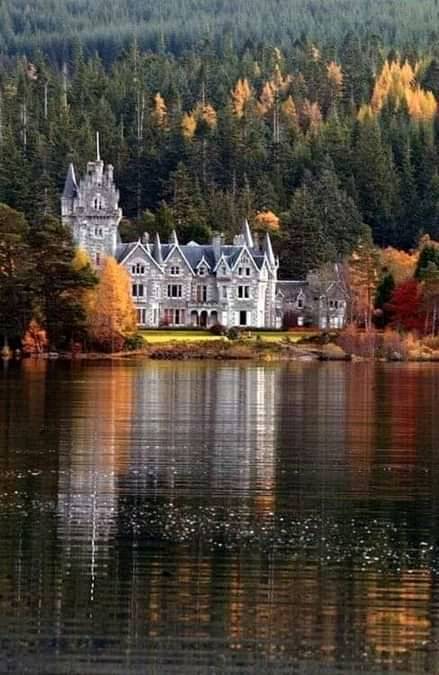 legendary-scholar:  Arderikie Castle, Loch Laggan.