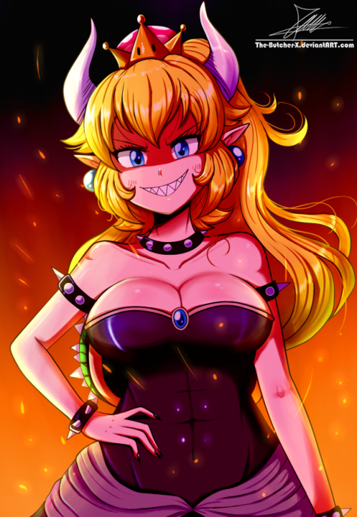 Porn the-butcher-x: .:Bowsette:. (Commission) photos