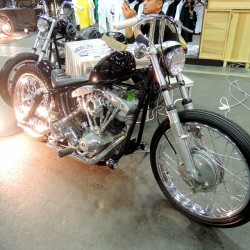 taku420:  joints costom bike show 2014 #joints2014 #harleydavidson #shovelhead #chopper #bobber 