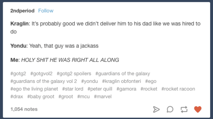 buzzfeed:  19 Jokes You’ll Only Get If You’ve Seen “Guardians Of The Galaxy: