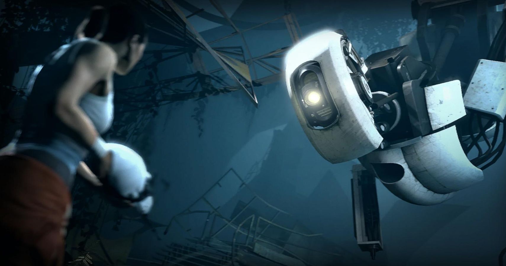 ГЛАДОС портал 2 Скриншот. Portal 2 Пробуждение ГЛАДОС.