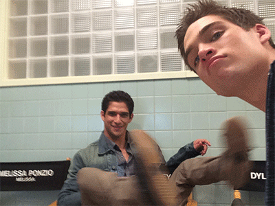 Porn Pics hotfamous-men:  Tyler Posey and Dylan Sprayberry