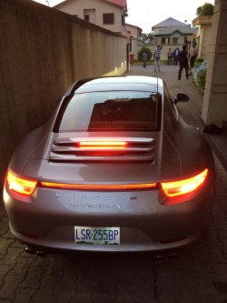 thelavishsociety:  Porsche 911 Carrera 4S About to Exit the Driveway Submitted by: Tous de Luxueux