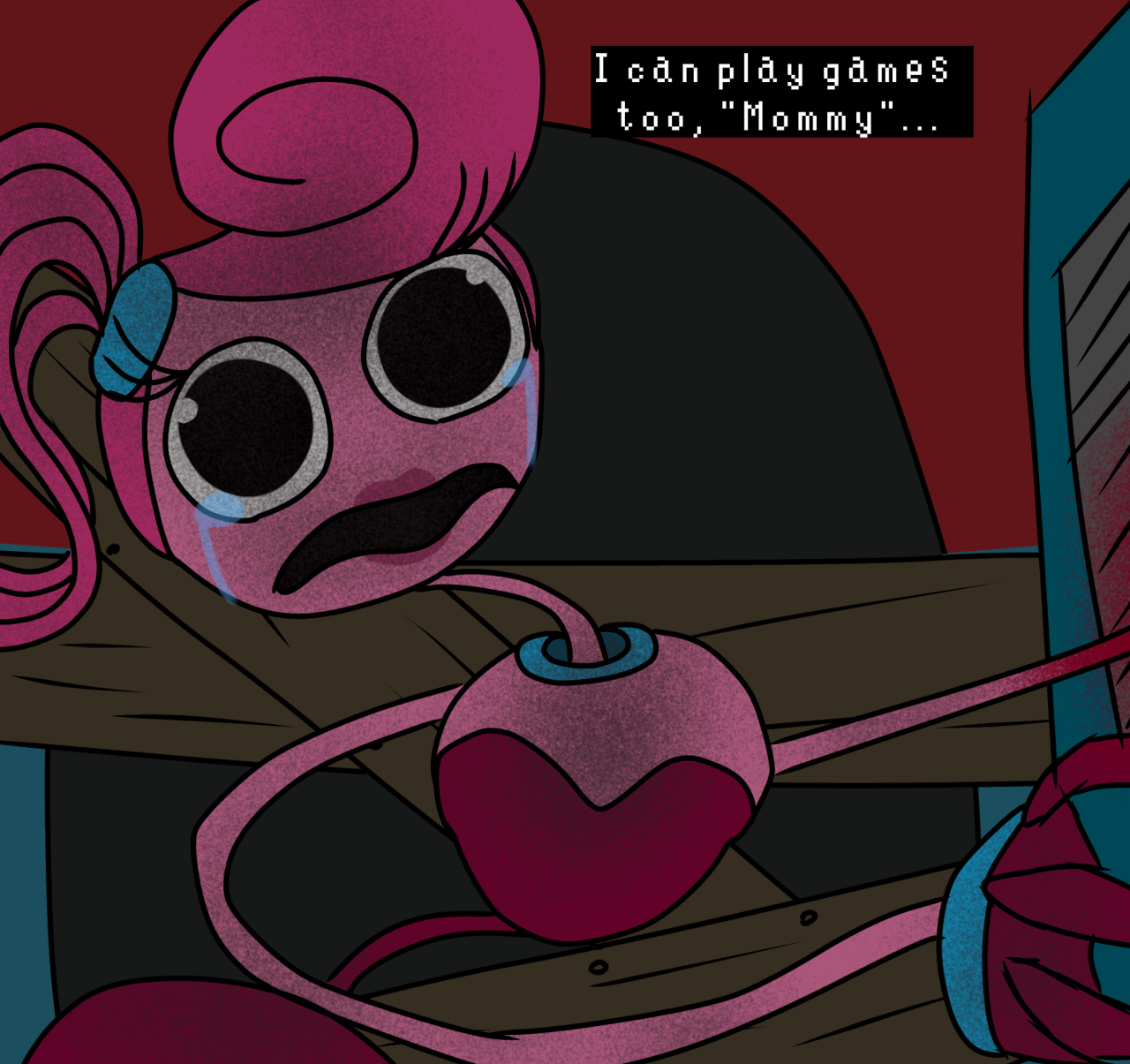 I did a redraw of my second Mommy piece, AND MADE MY FIRST GIF!!! :  r/PoppyPlaytime