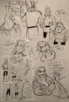 deheerkonijn:deheerkonijn:Some continued thoughts on dwarf boob from sketchbook this week :) Get him some ice 😔