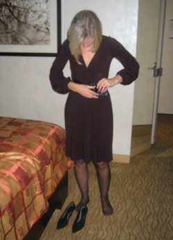 backseam:  shar47nc:  Dress and black stockings