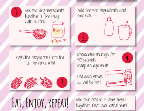 DIY Mug Cakes Infographic from Prinster.Have you ever noticed long vertical posts on Tumblr are blur