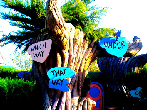 Which way lost - Queen of Hearts Maze, Disneyland Paris, France