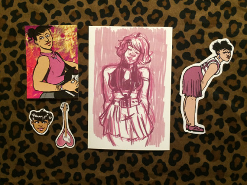 belleandwhistle:  now introducing character packs!!get four stickers, a print, and a trading card for Ů! how fuckin’ righteous is that?i’m honestly too tired to make a fancy, funny and lighthearted post, but i’m super excited about the idea of