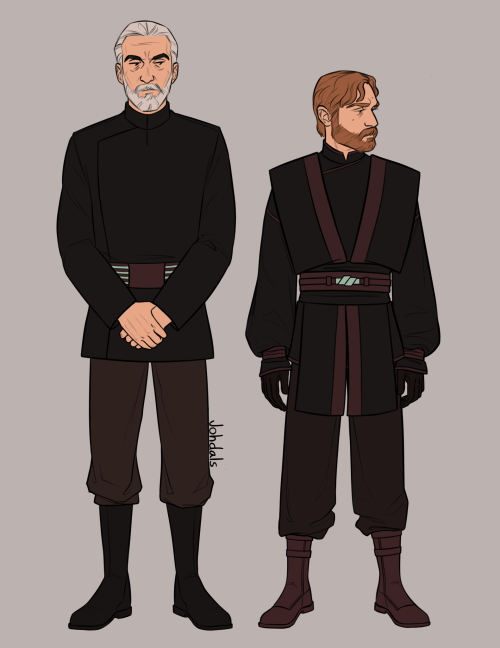 Sith!Obi-Wan Concept. Dooku Is There Too Because Why Not.