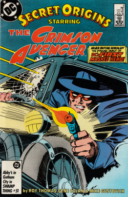  Secret Origins Featuring The Crimson Avenger Vol.2, No.5 (Dc Comics, 1986).Cover
