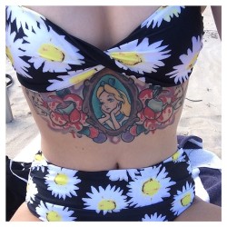 fuckilostmychainsaw:  twistedw0nderland:  do you suppose she’s a wildflower? (PS there were dolphins at the beach today☻)  Oh my, you’re perfect &lt;3 