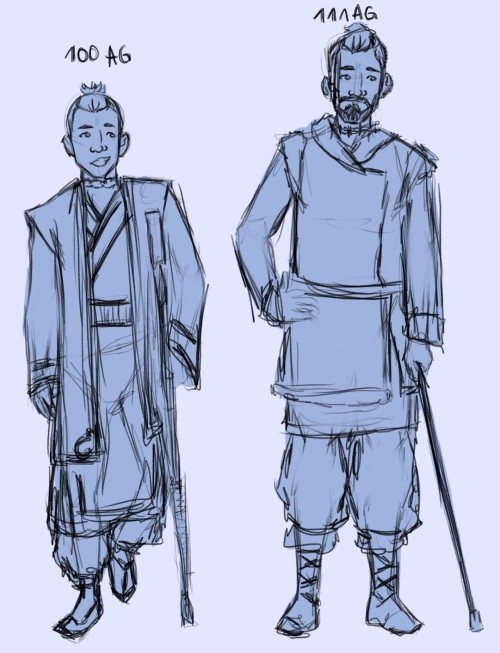 der-andere-aang:Sokka, but his leg doesn’t heal up properly, so he keeps using a cane.