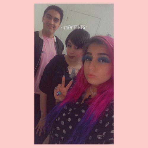Miss When My Hair Was Pink With Purple Tips, I Love My Two Best Friends Jason And Stephanie.
