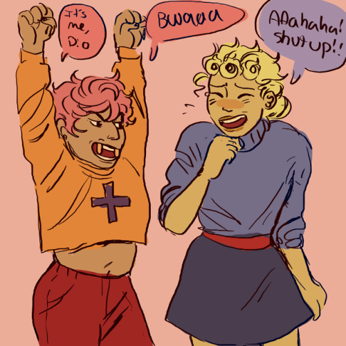 frogopera: some very self indulgent giotrish doodles….(don’t tag genderbend/genderswap/cisswap giorno is a trans girl)