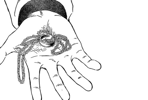 sasukes:  "If you don't mind, you can still wear this."     