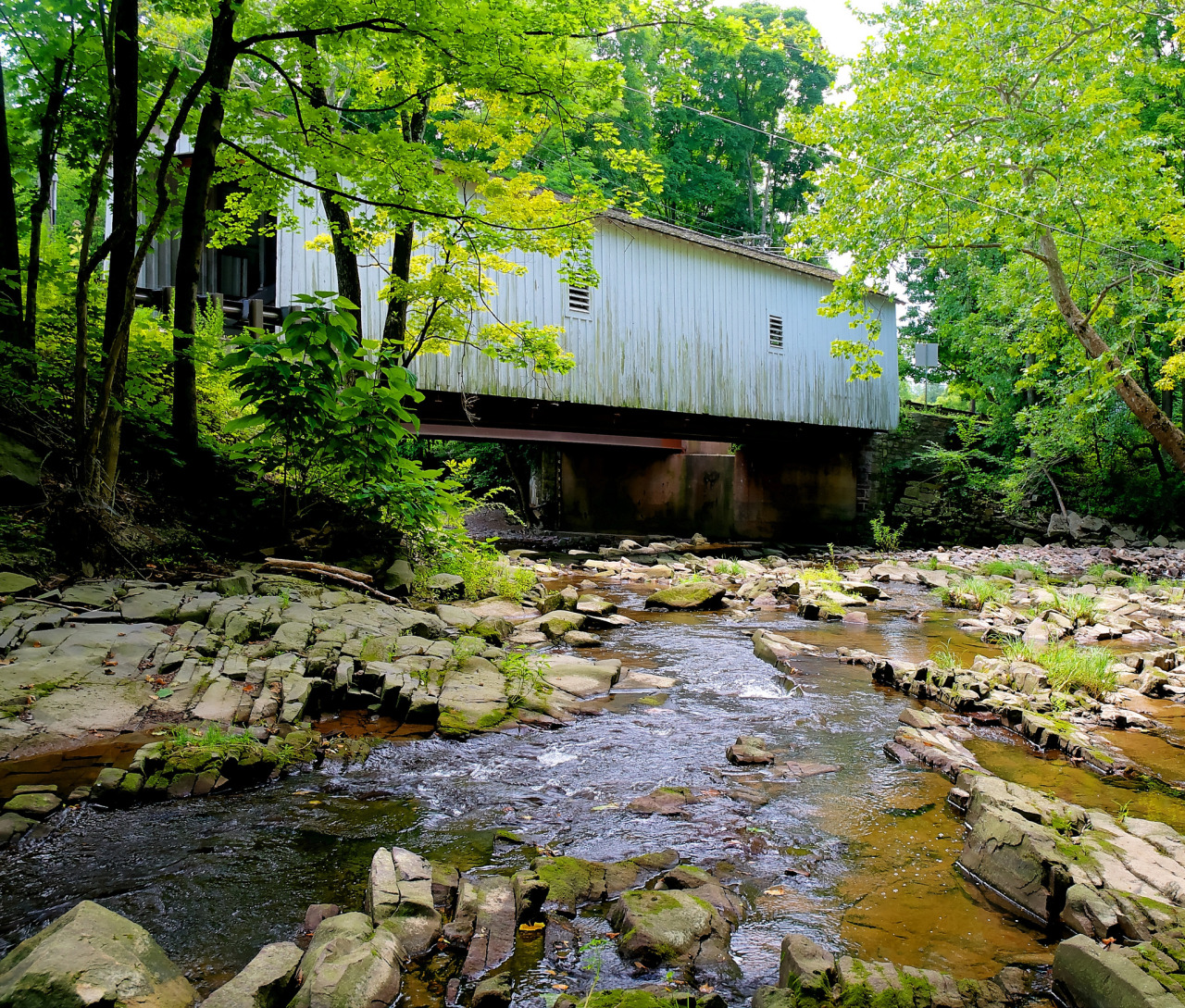 asweetheartbeing40:  archatlas:  Covered Bridges James Walsh  This makes me think