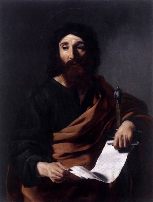 lionofchaeronea: St. Paul, Nicolas Tournier, 1625-26