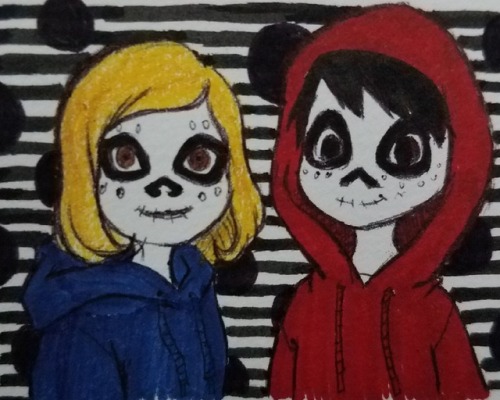 Sara & Miguel ❤️ Art by: @mopina