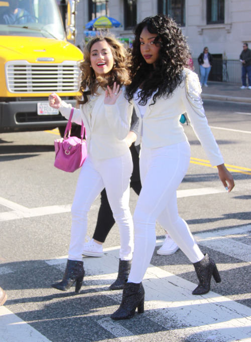 Fifth Harmony arriving at the White House Easter Egg Roll (via @5HNews)