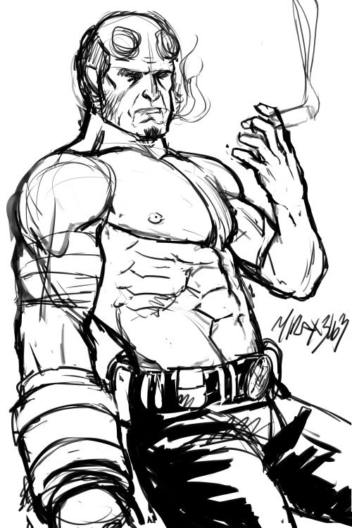 mirax3163:  my problem is that i cant let my dreams be dreamsespecially with shipsmore hellboy shit cause he a babe