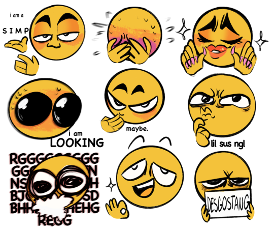A random cursed emoji ⍢✜ $ugarBrick ✜⍢ ™ - Illustrations ART