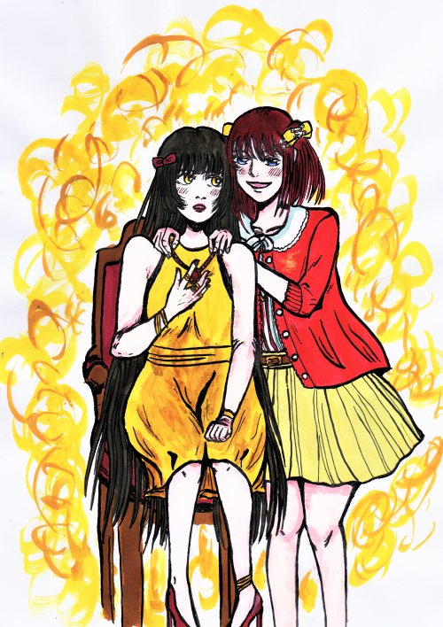 Femslash February 2021 Day 19: GoldFrom those prompts!