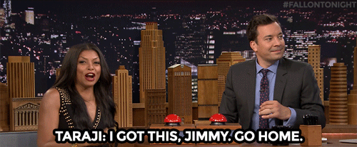 fallontonight:  Things get intense when Jimmy and Taraji P. Henson play a speed version of Family Feud!