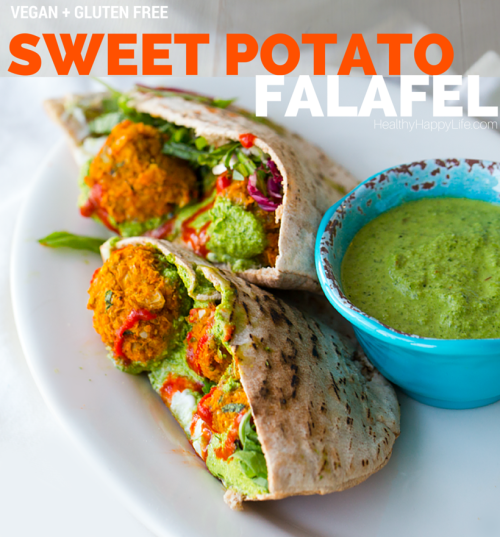 tinykitchenvegan: Sweet Potato Falafel + Chimichurri Sauce