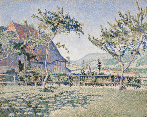 Paul Signac - Comblat-le-Château, the Meadow (1887)