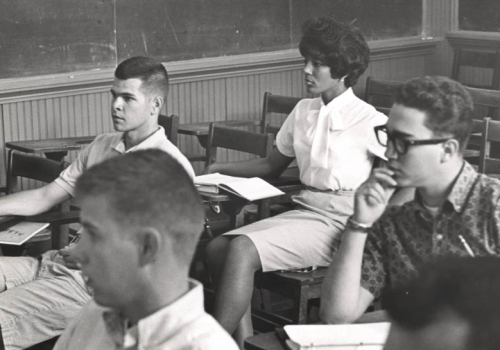 flyandfamousblackgirls:  Vivian Malone Jones is one of two black students whose effort to enroll at the University of Alabama led to George Wallace’s infamous “stand in the schoolhouse door” in 1963. Jones eventually became the school’s first