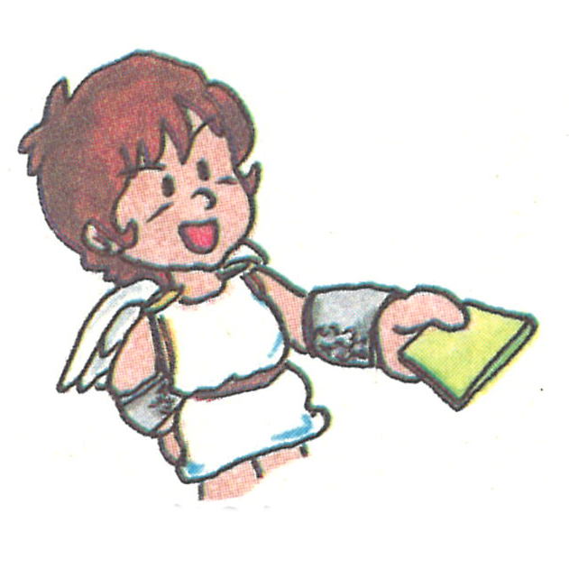 nintendometro:    Artwork of Pit from ‘Kid Icarus’ on the Famicom Disk System. 