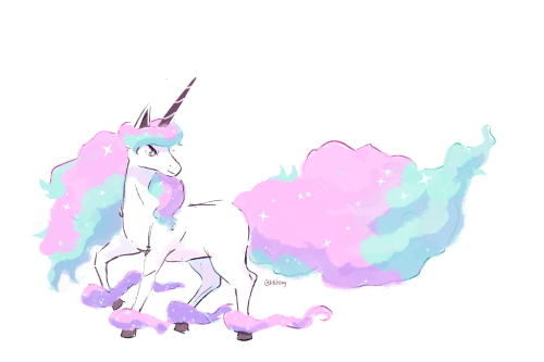 ktchewy:wish galar rapidash was more floofy :( 