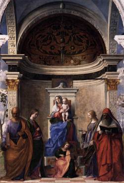 artmastered:  Giovanni Bellini, San Zaccaria Altarpiece, 1505 