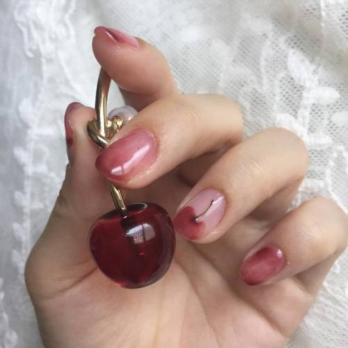 softjoy: similar cherry drop earrings  // $4.00