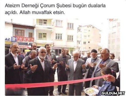 Ateizm Derneği Çorum...